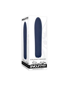 Evolved Straight Forward Vibrator - Blue