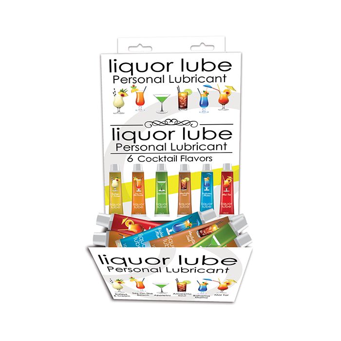 Liquor Lube - 10 ml Tube Asst. Flavors Display of 72